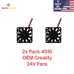 Creality Oem Extruder Hotend Fan (40 Mm) Pack Of 2- Splice Needed. Fixed Price $14.99.