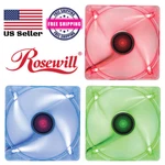 Rosewill Led 120MM Quiet Pc Computer Case Cooling Fan 3PIN 12V 0.16A 120*120*25. Fixed Price $7.99.