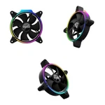 Zalman Rgb Led Pc Case Fan 120MM Front And Back Double Effect/ 3PACK. Fixed Price $46.75.