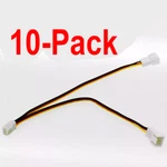 3PIN Computer Fan Power Cable Y-splitter Connector Adapter For 3-PIN (10-PACK). Fixed Price $9.99.