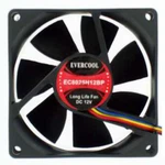 Evercool 80MM X 25MM EC8025H12BP Computer Case Ball Bearing Fan 4-PIN Pwm. Fixed Price $12.50.