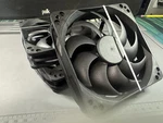 Silverstone CC12025L Case Fan 3 Pack (120MM Black). Fixed Price $14.99.