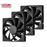 Darkrock 3-PACK 120MM Black Computer Case Fans High Performance Cooling Low Nois. Fixed Price $13.09.