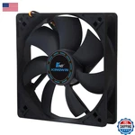 Kingwin 120MM Silent Fan For Pc Cases Cpu Coolers Mining Rigs Quiet Computer. Fixed Price $14.38.