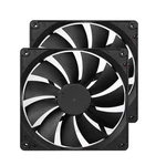 140MM Quiet Pc Case Fans With 3PIN 4PIN & Molex Connector 1000RPM 2-PACK For .... Fixed Price $23.72.