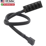 Pwm Fan Hub 1 To 5 Way 4PIN 3PIN Pc Cooling Splitter Adapter From Usa. Fixed Price $7.88.
