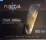 Fractal Design Silent Series 120MM FDFANSSR2120-BK Black Edition. Fixed Price $19.95.