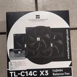 Thermalright TL-C14C X3 140MM Case Fan Set 3-PACK, S-fdb, 75.8 Cfm, Black. Fixed Price $9.00.
