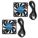 2-PACK Usb Brushless Cooling Fan 60MM X 10MM 5V Dc 6010. Fixed Price $12.41.