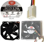 Dusty 80MM*25MM Variable Speed/rpm Fan Superred CHA8012BS-TA 12VDC/12V 3PIN Atx. Fixed Price $9.99.