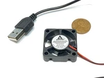 Usb Plug 5V 30MMX30X10 Brushless Cooling Fan Small Micro Flow Cfm Gdstime C19. Fixed Price $17.95.