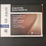 Noctua NF-A4X10 5V Pwm 40X10MM SSO2 Case Fan 5000RPM 8.9CFM 4-PIN Brown Beige. Fixed Price $10.00.