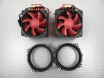 Lot Of 2 Silenx Effizio 80MM Cpu Cooler P/n: EFZ-80HA3 (no Pins). Fixed Price $55.00.