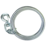 Vulcan Steel Core Winch Cable - Swivel Hook 3/8" X 50' 14000 Lbs Mbs. Fixed Price $82.99.