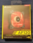 Corsair AF120 Quiet Edition Led Red Low-noise, High Airflow Pc Fan, 120MM X 25MM. Fixed Price $16.00.