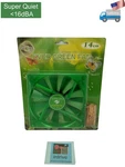 New Evercool Quiet 16DBA Green 140MM X 25MM 3PIN Pc Case Cooling Fan EGF-14. Fixed Price $16.99.
