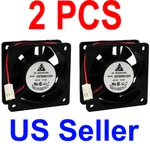 Delta High Speed 12V 60X60X25MM Dc Brushless Fan DFB0612H (2-PACK). Fixed Price $9.95.