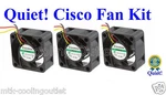 Super Quiet Cisco SF300-48P Kit, 3X New Sunon Maglev FANS12 18DBA Noise. Fixed Price $69.95.
