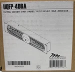 Middle Atlantic UQFP-4DRA Ultra Quiet Fan Panel With Display / Blk Anodized. Fixed Price $179.24.