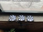 Fractal Prisma Fans, Set Of 3, 140MM. Fixed Price $60.00.