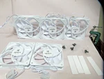 Uphere 120MM White Computer Case Fans 5-PACK,HIGH Performance Cooling Low Noise. Fixed Price $20.00.