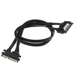Ecsing 22 Pin Sata Power Extension Cable 7+15 To Female Data 50CM, Black. Fixed Price $13.06.