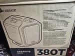 Corsair Graphite Series 380T White Mini-itx Portable Case Open Box Complete Unus. Fixed Price $149.99.