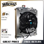 Half-size Radiator+shroud Fan+relay For 92-00 99 Honda Civic Del Sol Integra Mt. Fixed Price $82.77.