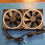 (2) Nzxt RF-R12FF-B1 120MM Fluid Bearing 4-PIN Black Case Fans Plastic. Fixed Price $17.49.