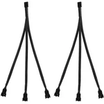 Threebulls 2 Pack 3 Way 4 Pin Pwm Fan Splitter Cable, 10.6 Inches, 'black'. Fixed Price $10.99.