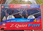 Link Depot Z-quiet FAN-80-BK 80MM Case 4-PACK Brand New Free Shipping!. Fixed Price $18.88.