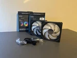 *fan Only* Lian Sl-infinity 140MM Case Black (2-PACK). Fixed Price $55.00.