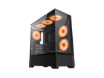 Gamemax Vista Ab Black Mid-tower Atx Computer Case W/ 6 120MM Argb Fans (2. Fixed Price $91.99.