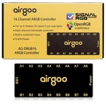 Airgoo Magnetic 16-PORT Signal Rgb Controller Sata. Fixed Price $52.18.