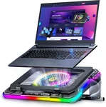 Aicheson Rgb Gaming Cooling Pad Stand For 15-19" Laptops. Fixed Price $70.85.