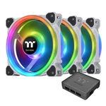 Thermaltake Riing Trio Rgb White Tt Premium Edition - 3 Pack, 120MM, Ind.... Fixed Price $94.90.