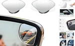 Kvaey 2 Pcs Car Blind Spot Mirror, Fan Hd Glass Convex Shaped,. Fixed Price $10.75.