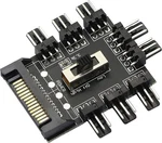 Fan To 8 Channel Hub 12V 3 Pin Ide Power Supply Splitter Adapter Pc Sata. Fixed Price $9.98.