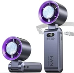 Handheld Portable Fan With Ice Cooler Speed (1-199) 5500MAH Rechargeable. Fixed Price $18.99.