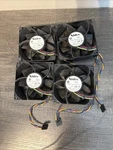 Lot Of Nidec 92MM Cooling Fans H92C12BUA7-07A02 12V 0.8A 4-PIN. Fixed Price $24.00.