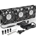 Gdstime 3X 120MM Computer Fan With Ac PLUG,110V To 240V Variable Speed.... Fixed Price $82.24.