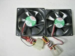 Top Motor Computer Fan DF1208BM Dc 12V 0.20A 3 Wire, (2 Each). Fixed Price $23.95.