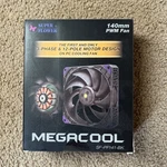 Super Flower Megacool 140MM Pwm Fan Black SF-PF141-BK Unopened. Fixed Price $12.99.