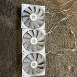 Id-cooling AF-125-W Trio 120MM Case Fans 3 Pack Fdb Pc Daisy Chain Connecto. Fixed Price $22.50.
