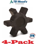 4-PACK! Tb Wood's L110-N Buna-n Jaw Coupling Insert Spider L-110N. Fixed Price $53.99.