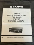 Sanyo F-8705 Am-fm Pushbutton Car Radio Service Manual Vintage Oem Diagrams. Fixed Price $14.99.