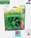 New Evercool Green Low Noise Quiet 92MM X 25MM 3-PIN Pc Case Cooling Fan. Fixed Price $11.50.