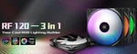 Deepcool Rf 120 (3 Pack) Ultra Quiet Pwm Fan 6 High Brightness Controllable Rgb. Fixed Price $39.99.