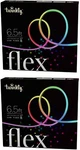Twinkly Flex White Wire Light Tube, Multicolor, Rgb Led, 6.5FT (pack Of 2). Fixed Price $50.75.
