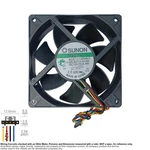 Fan Muffin Cooling 120MM 120X120X38 Sunon KDE1212PMV1 YK550. Fixed Price $14.00.